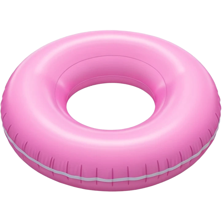 Light pink pool float circle emoji