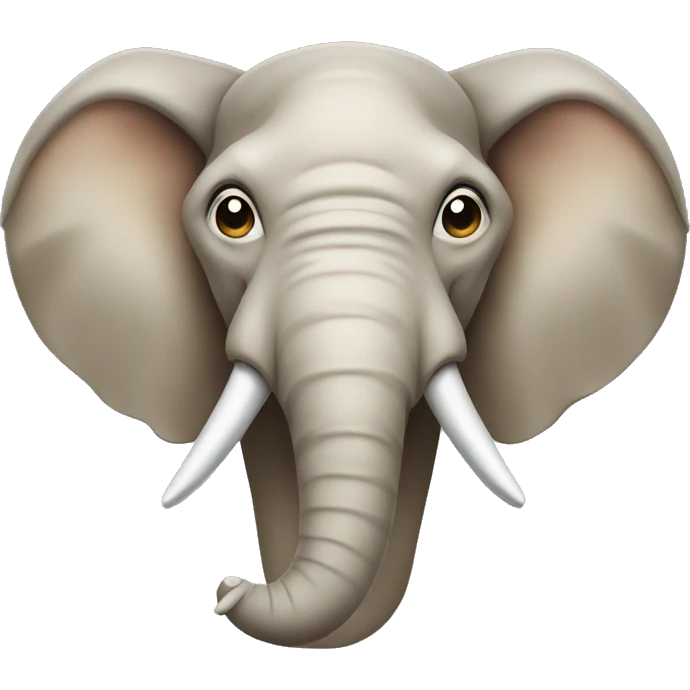 biege elephant head emoji