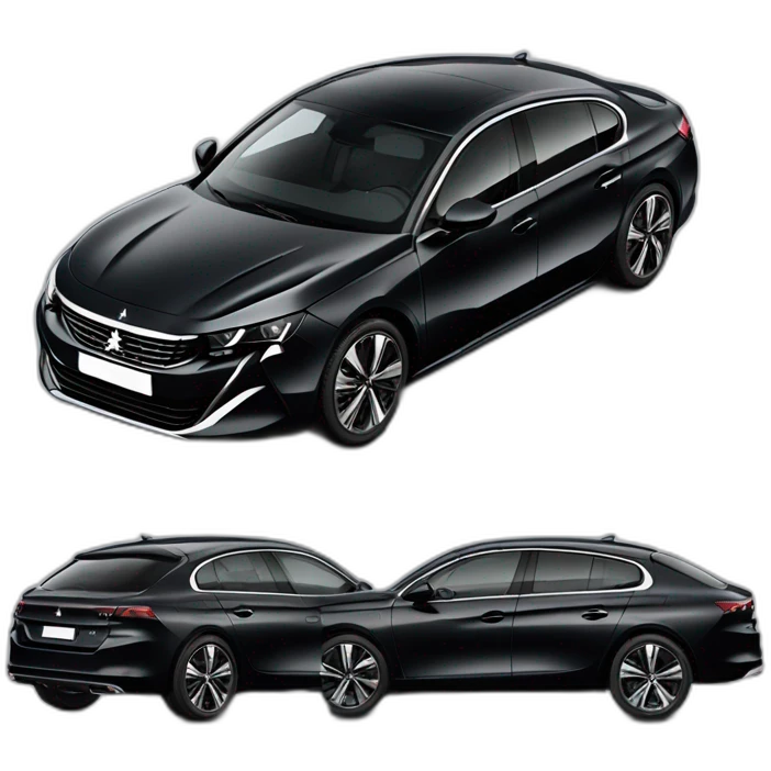 Peugeot 508 2018 black emoji