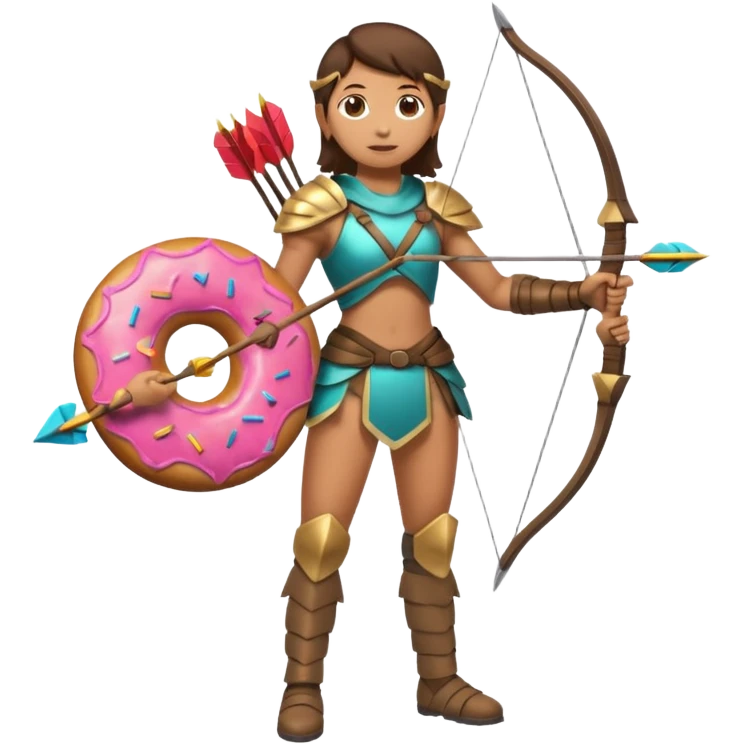 Donut Archer full body emoji