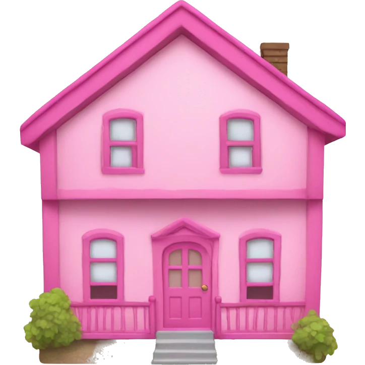 Pink dollhouse  emoji