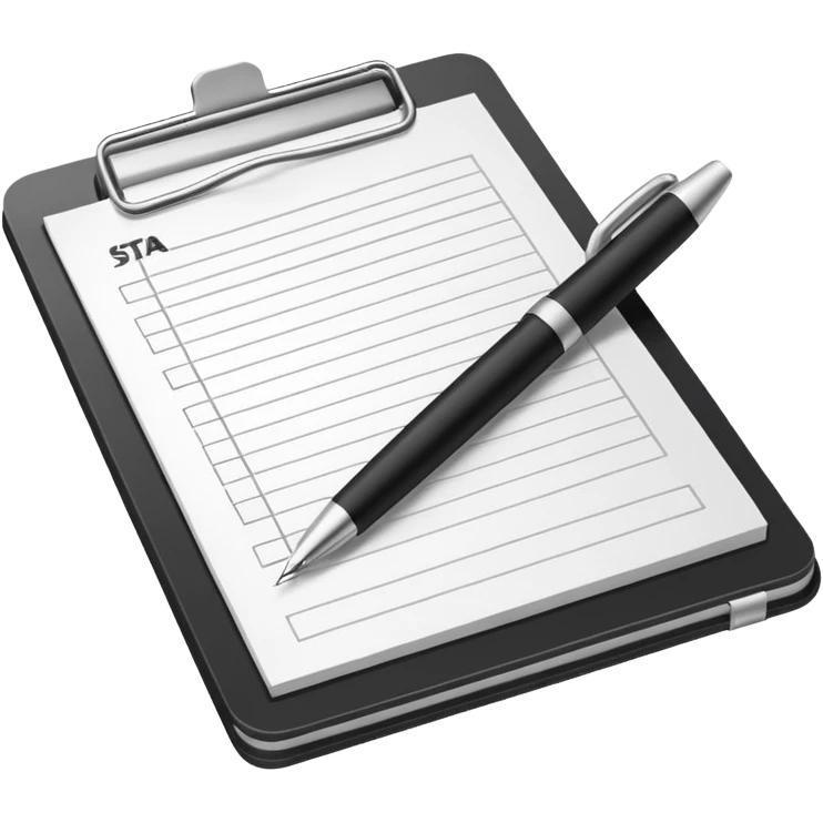 paper with a pen that says Estrategia Fiscal emoji