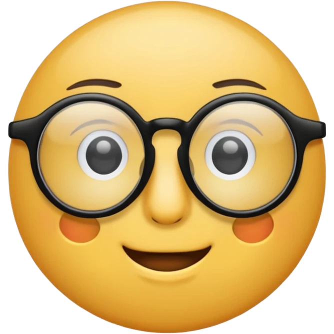 Great glasses emoji