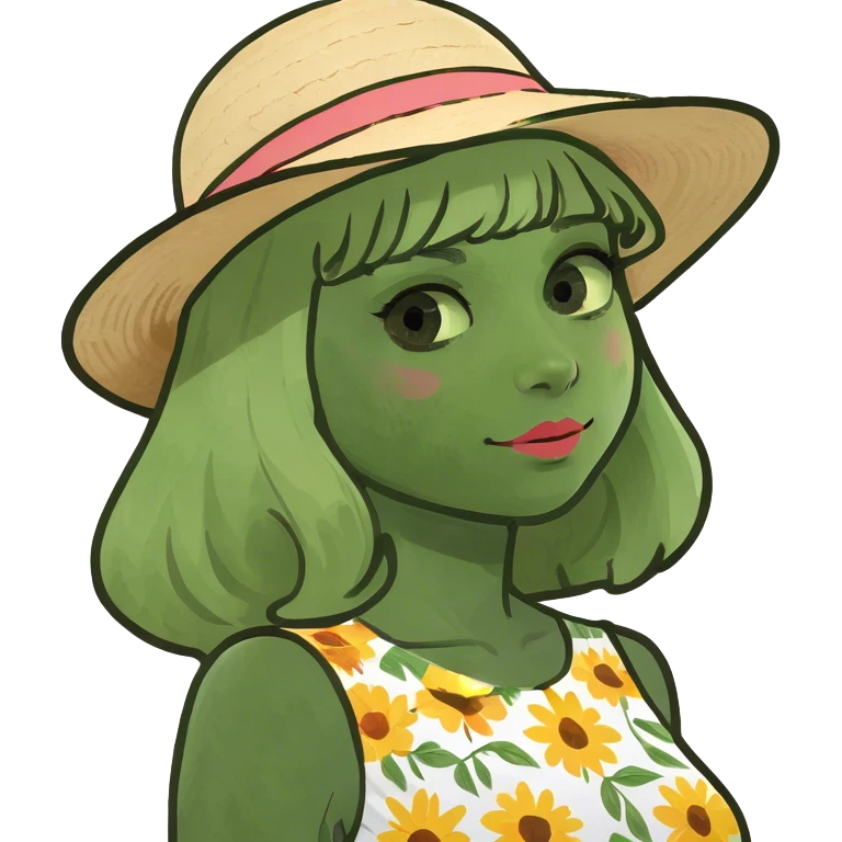 A blonde girl  emoji