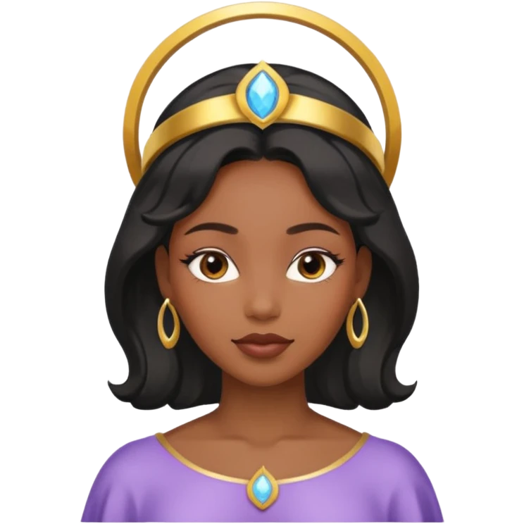 woman of God (black girl, super feminine and pretty) emoji