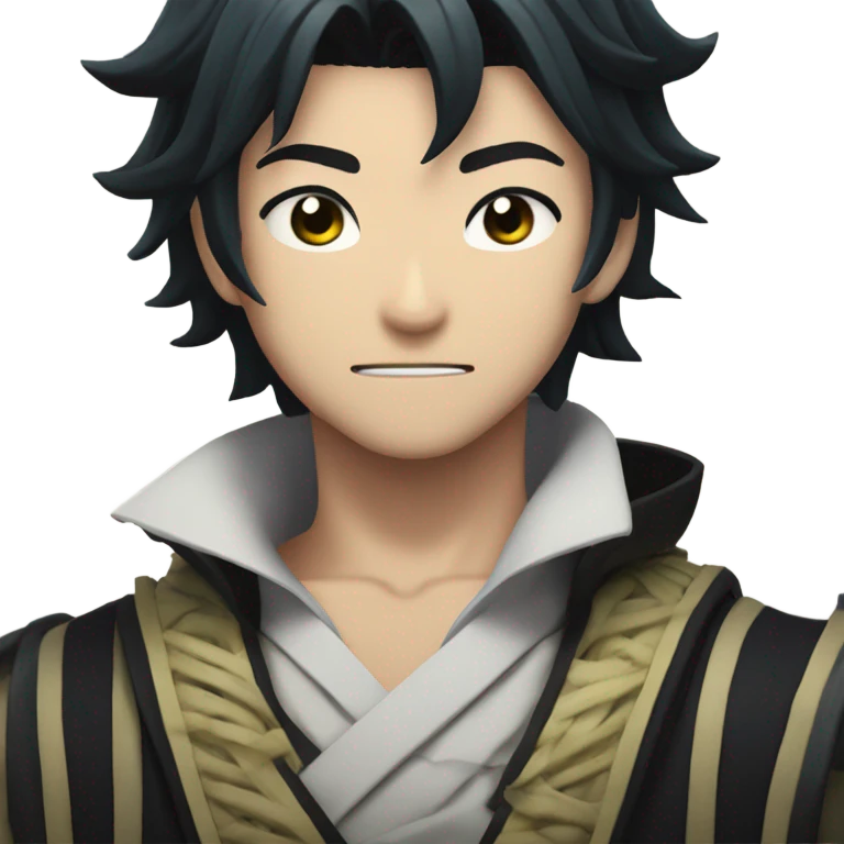 Giyuu Tomioka from demon slayer  emoji