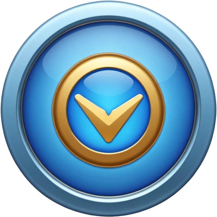 A blue tick verification badge  emoji