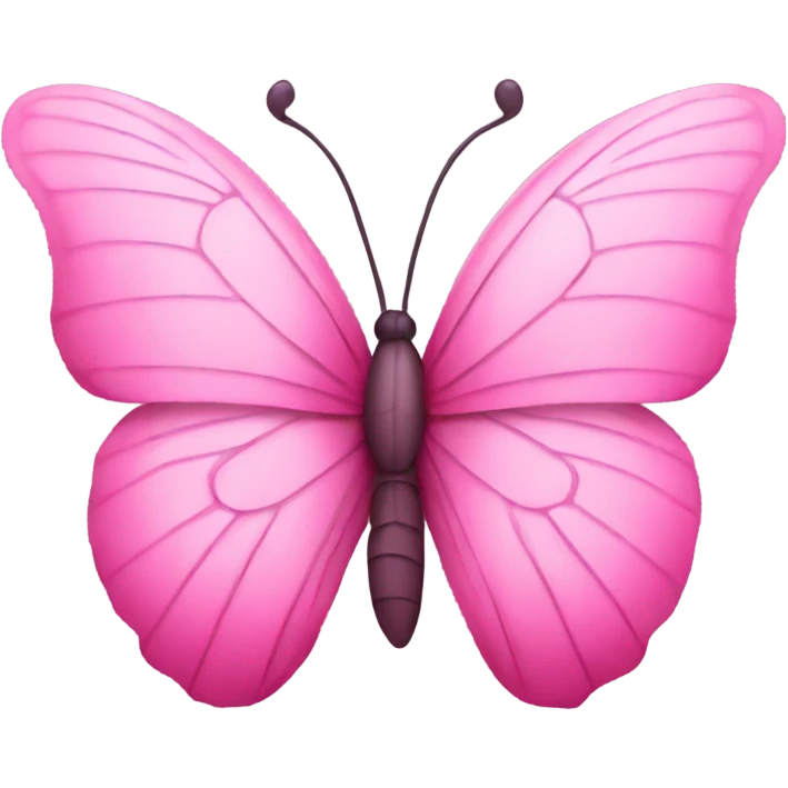 Pink butterfly  emoji