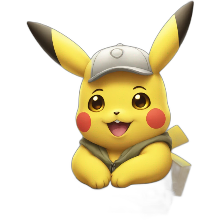 Smug Pikachu emoji