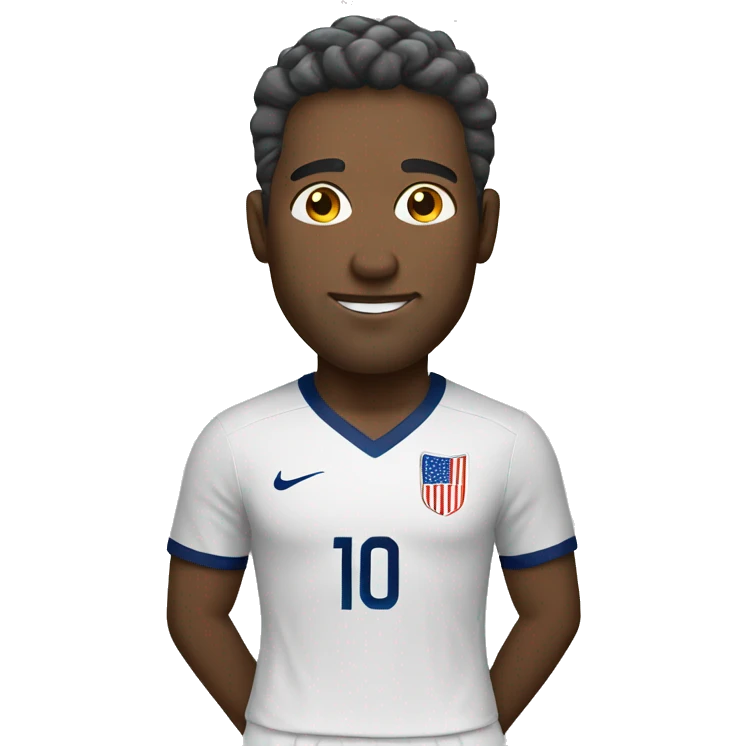 USA white man soccer emoji