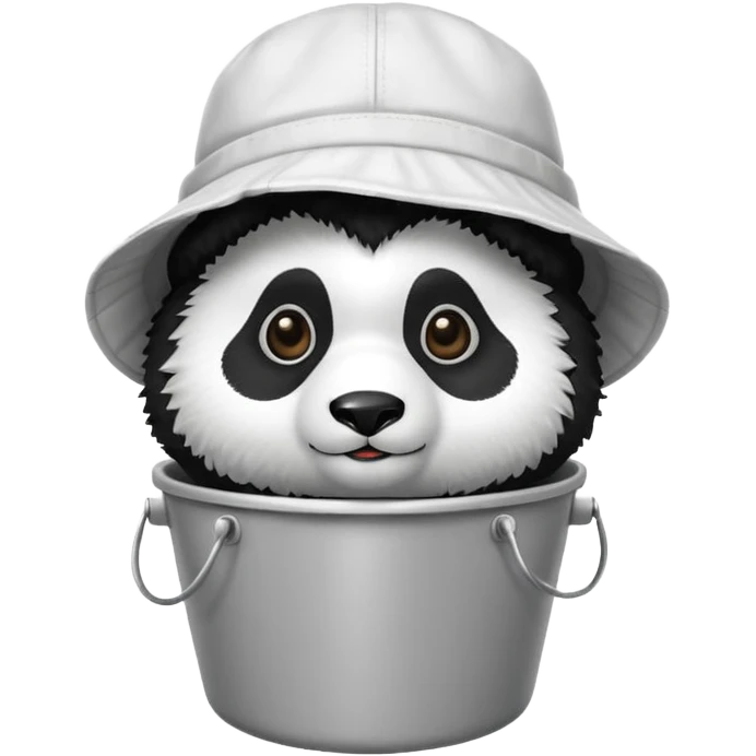 panda with bucket hat emoji