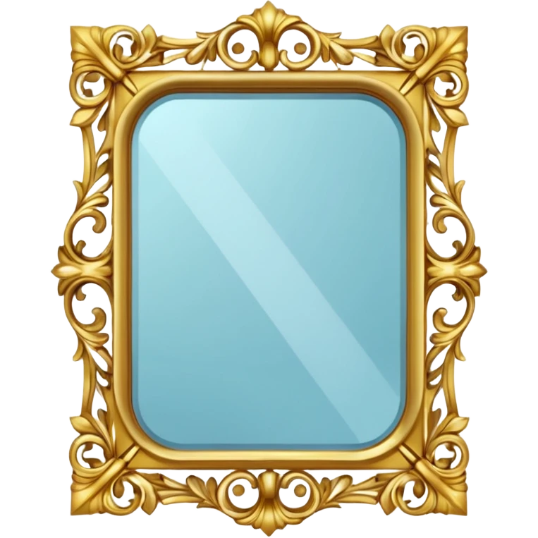 fancy mirror emoji