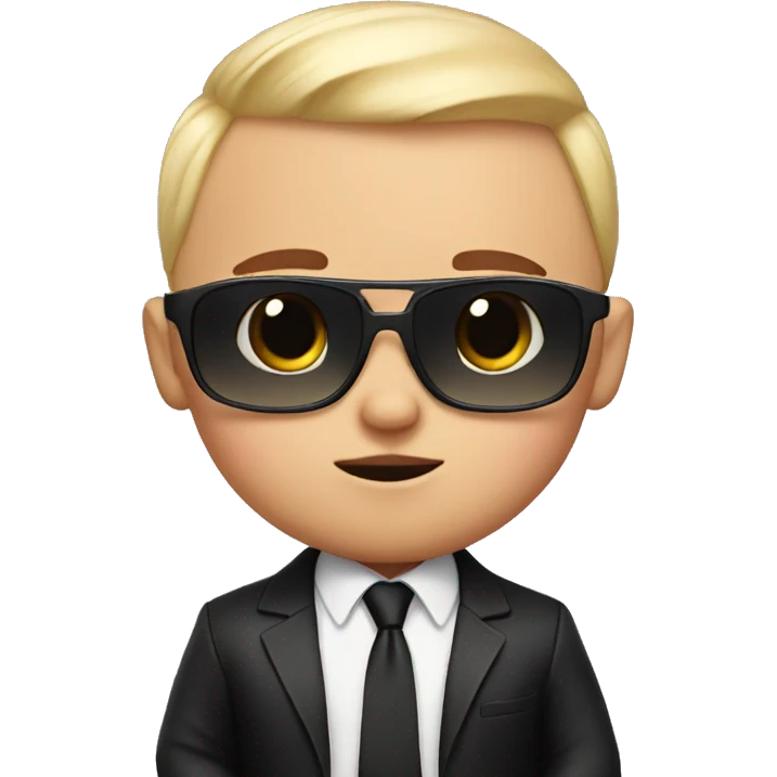 Boss baby with sunglasses  emoji
