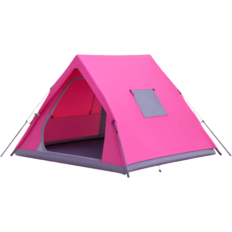 green camping tent emoji