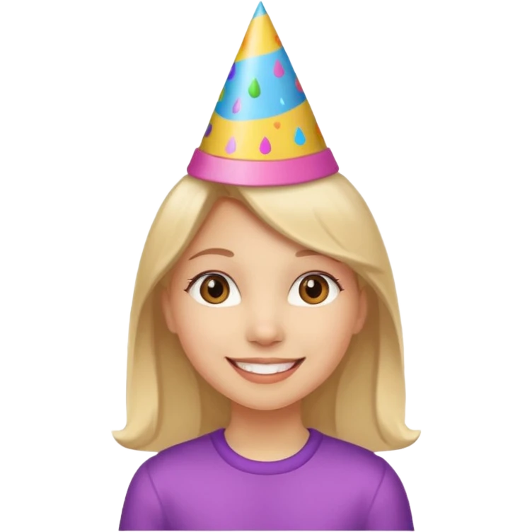 Birthday girl wish emoji
