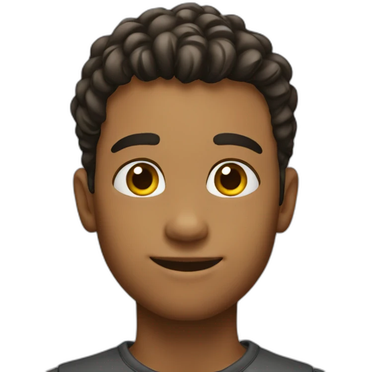 Handsome boy emoji