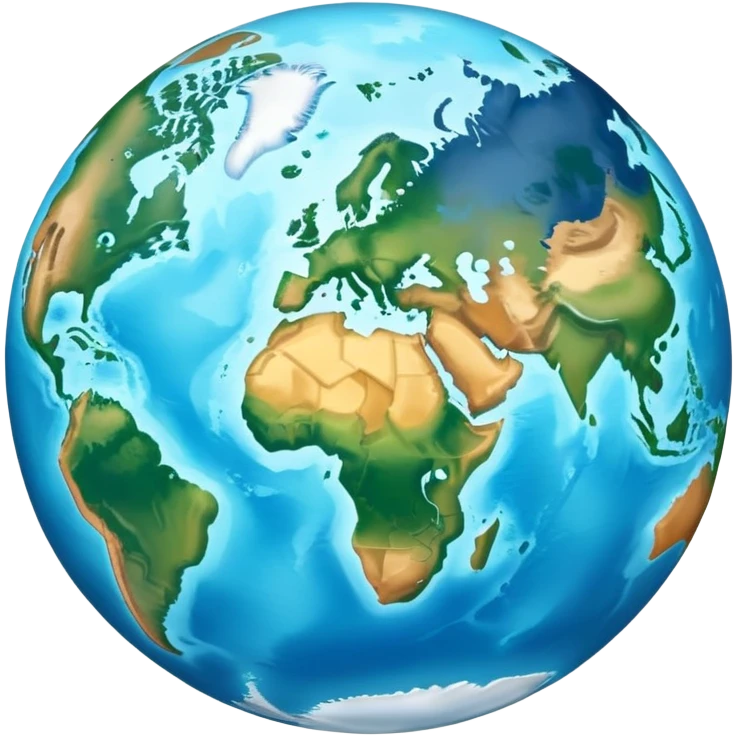 realistic earth emoji