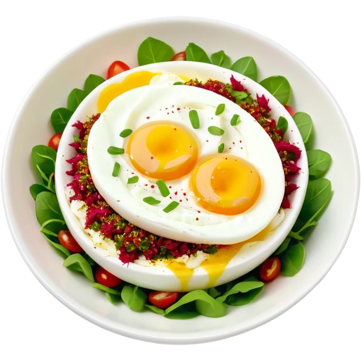 Egg, Labneh and Sumac Salad Bowls
 emoji
