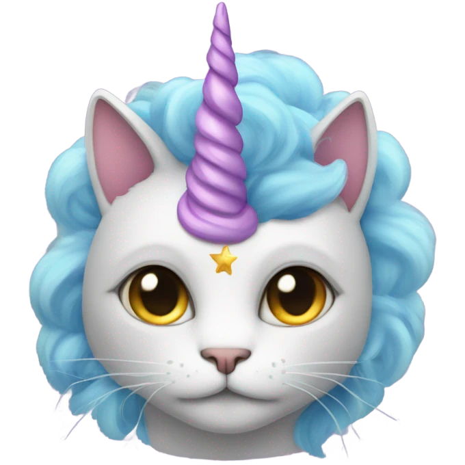 Unicorn cat emoji