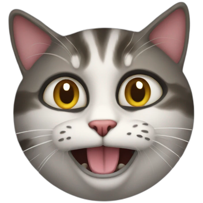 crazy cat emoji