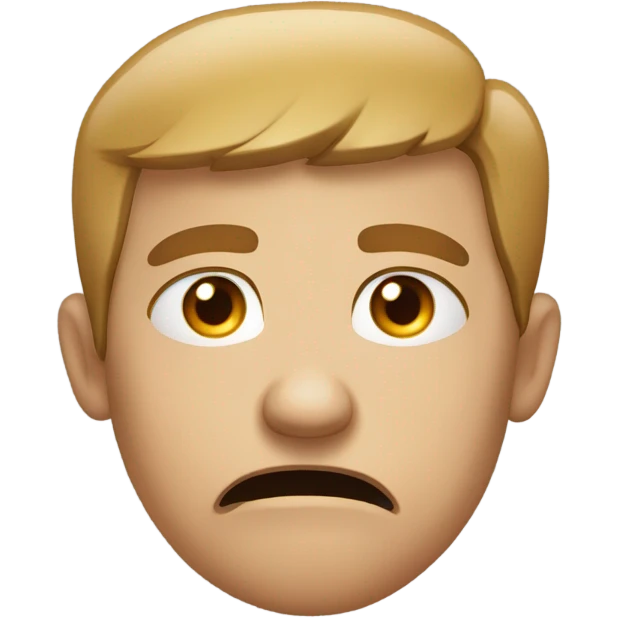Person looking mad and crying  emoji