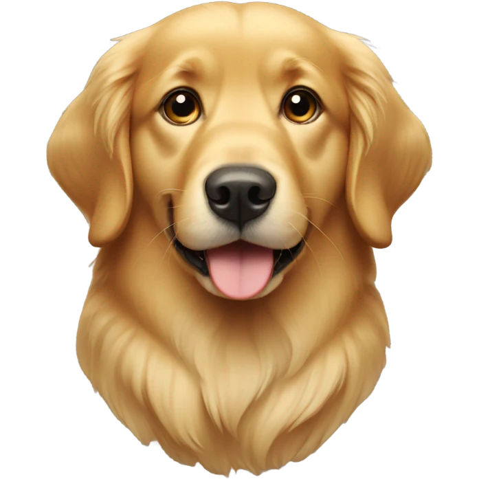 Golden retriever face emoji