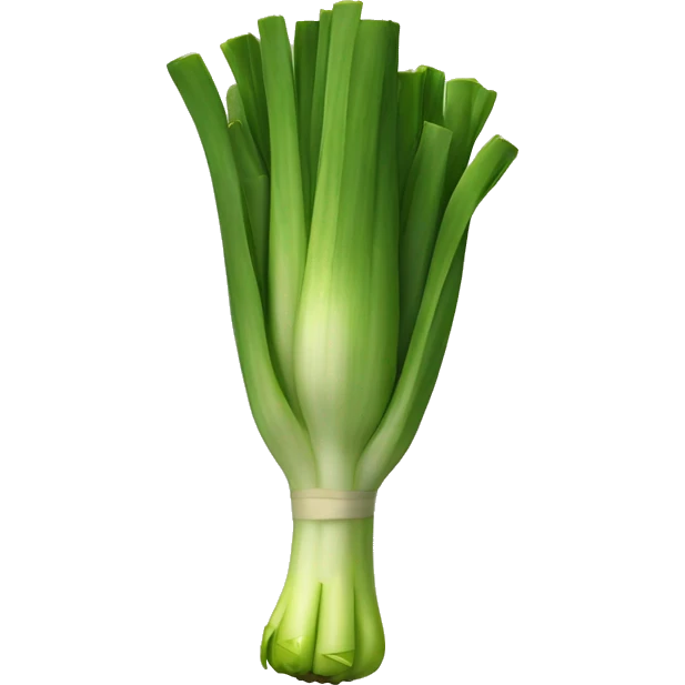 a leek emoji