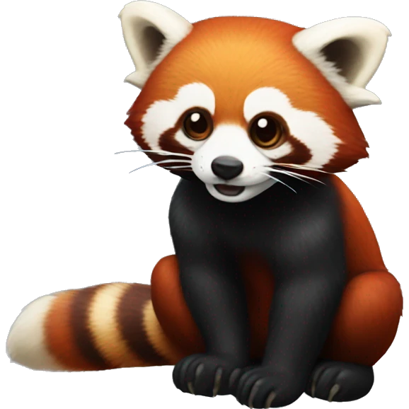 red panda skeleton
 emoji