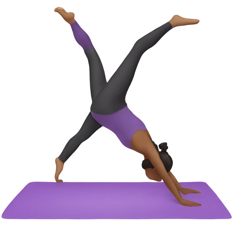 Aerial yoga pose  emoji