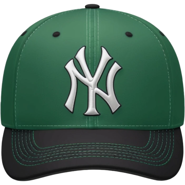 new york Yankee green cap emoji