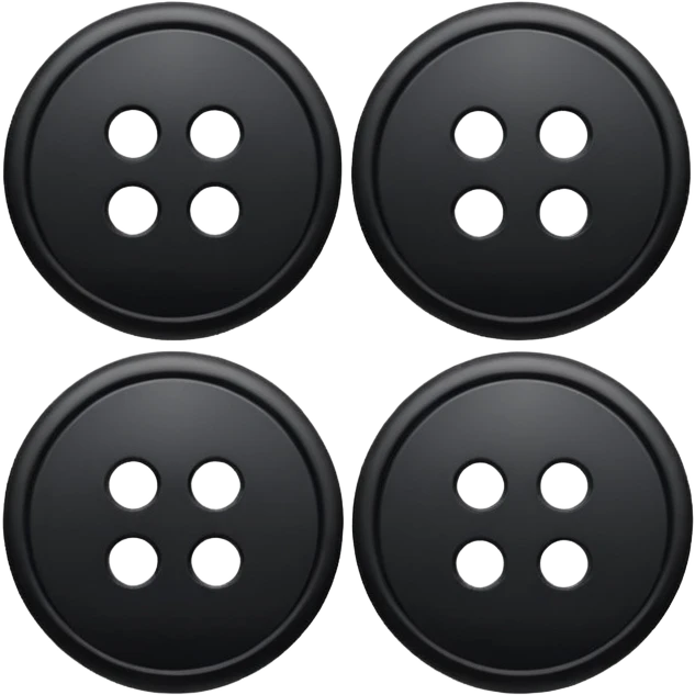 tailor's button 4 hole emoji
