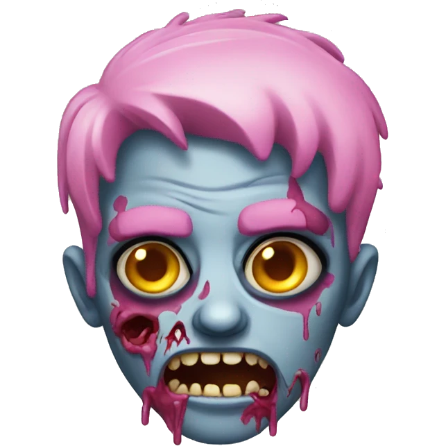 Pink zombie  emoji
