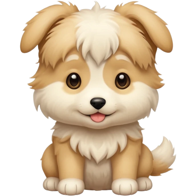 small playful puppy emoji
