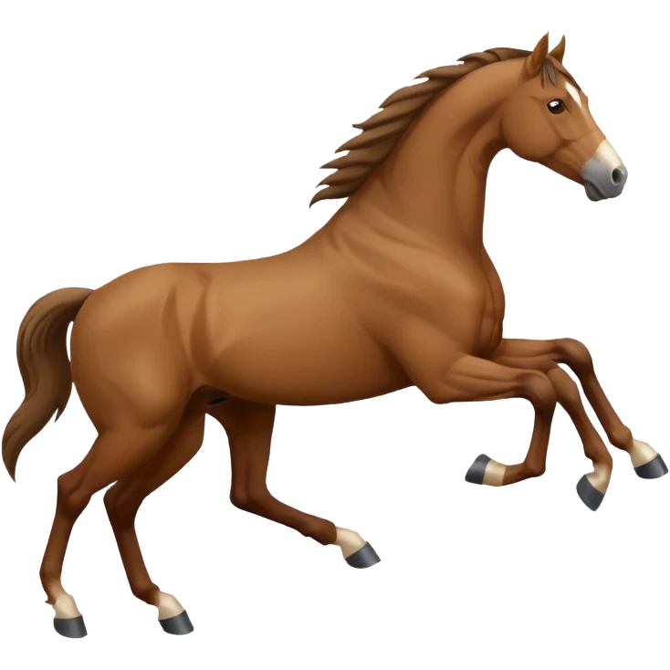 horse side view emoji