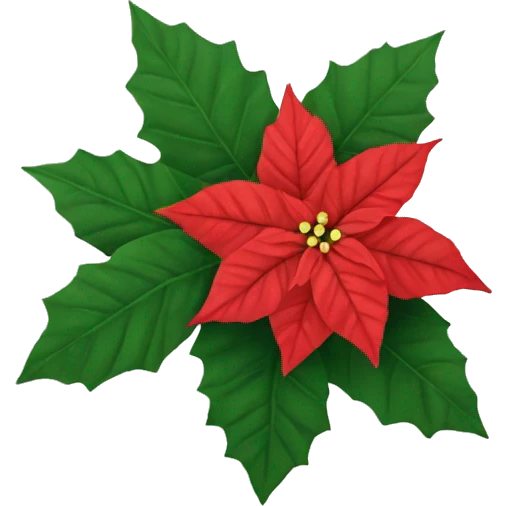 poinsettia emoji