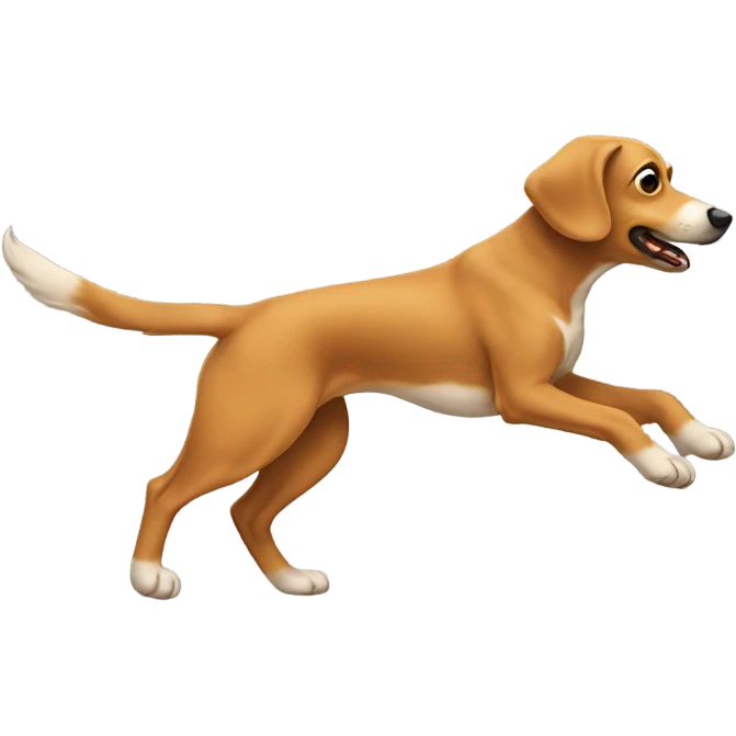 Dog chasing tail  emoji