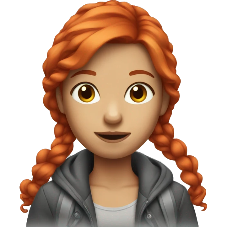 red hair girl emoji
