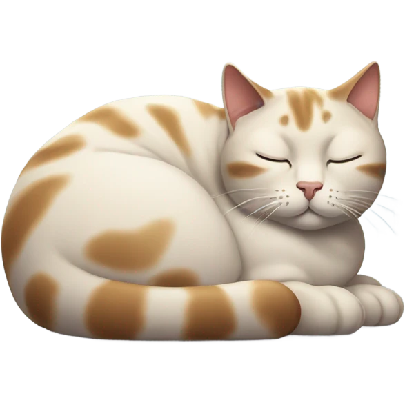 Sleepy cat emoji