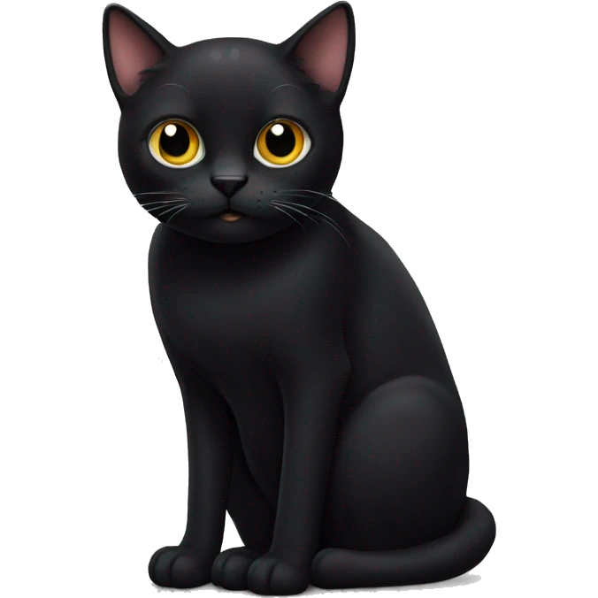 Black cat emoji