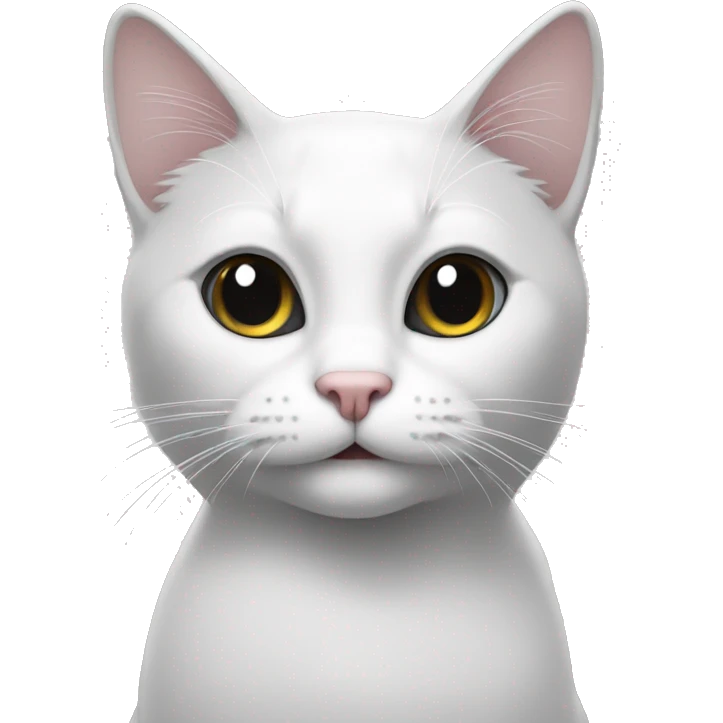 Cat black and white  emoji