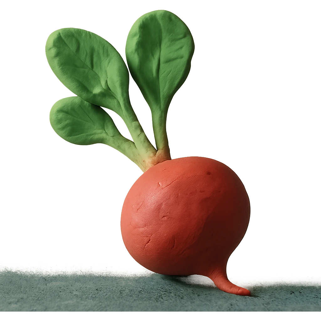 radish emoji