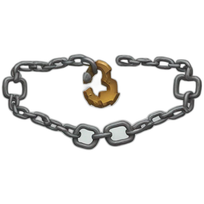 broken chain emoji