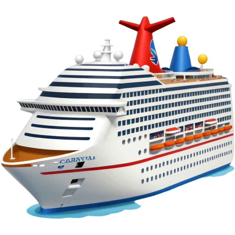 Carnival cruise ship emoji