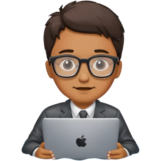 man with computer drowning in puddle of water emoji