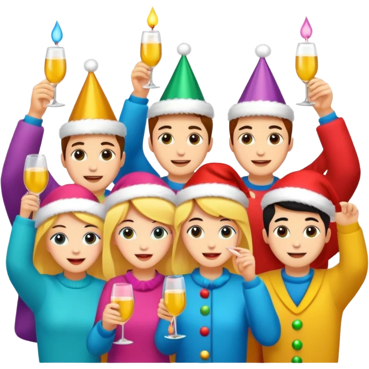 Жаңа жылдық эстетитчный emoji