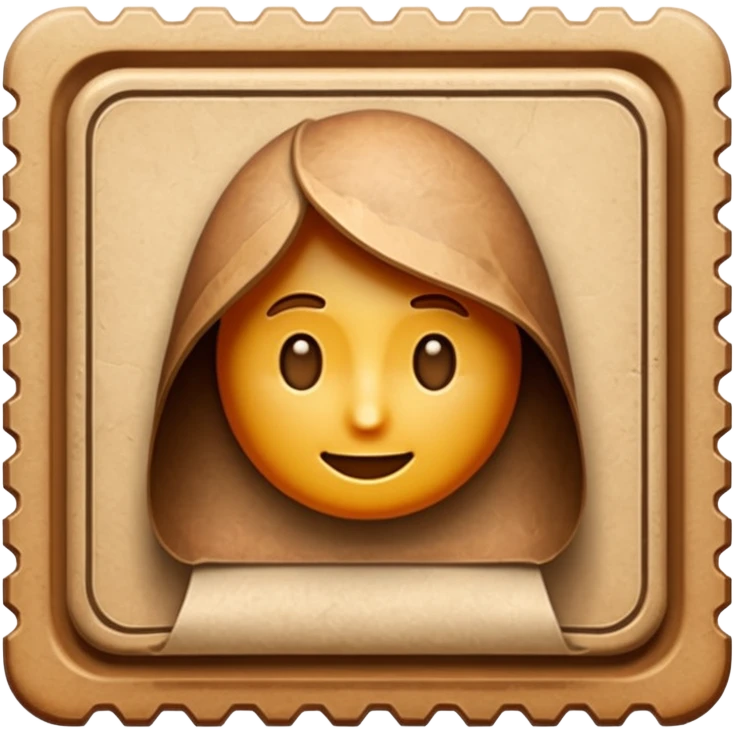 stamp old fashioned emoji