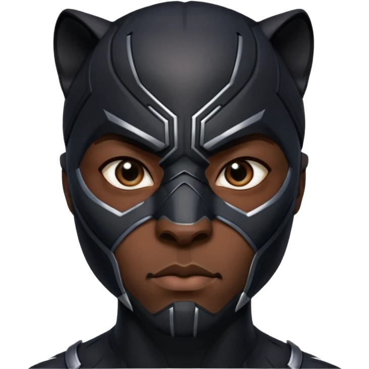 black panther marvel movies character face only emoji