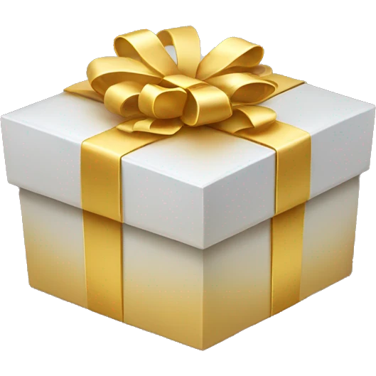 Golden Giftbox. emoji