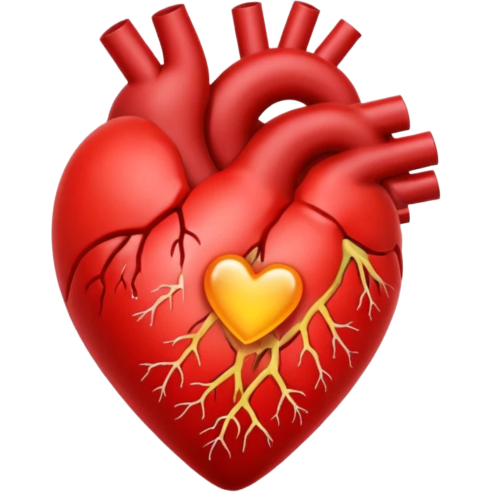 High Blood pressure with heart emoji