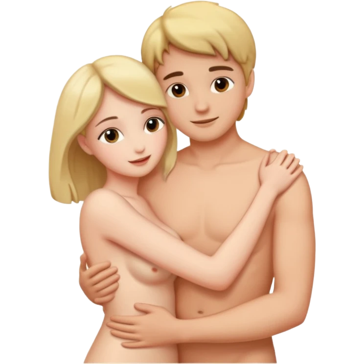Nude couple emoji